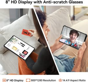 OUKITEL RT3 Rugged Android 12 Tablet, 8 Inch Waterproof-Tablet