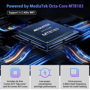 KADYBE 10-inch Android Tablet, 128GB ROM+16GB RAM