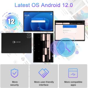 KADYBE 10-inch Android Tablet, 128GB ROM+16GB RAM