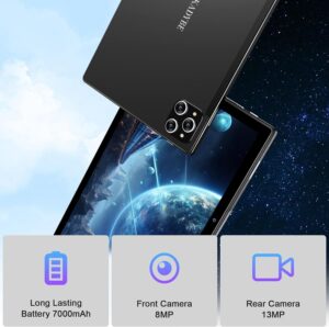 KADYBE 10-inch Android Tablet, 128GB ROM+16GB RAM