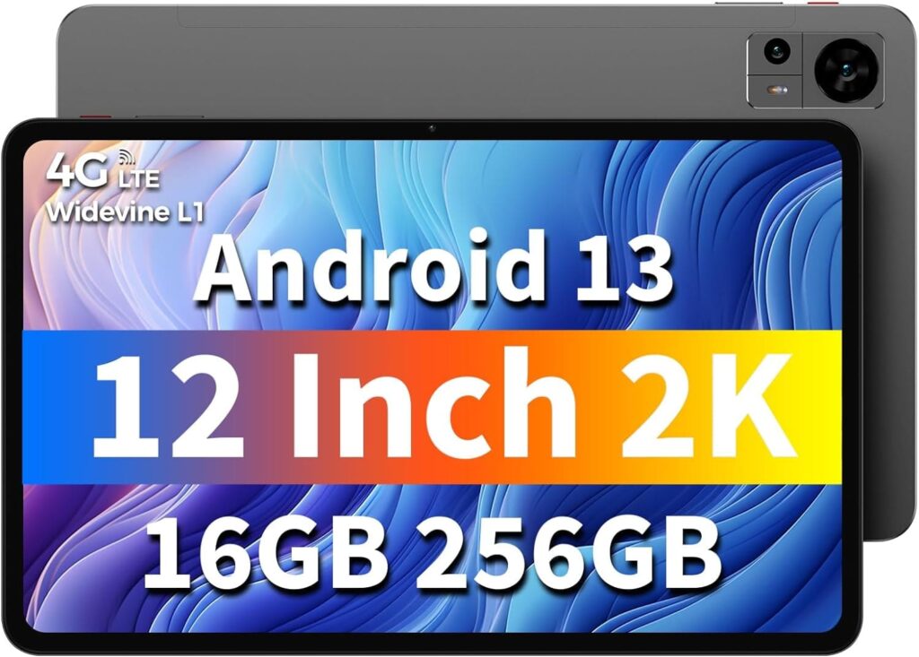 TECLAST T60 12-inch 4G LTE Tablet, Android 13