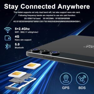 KADYBE 10-inch Android 4G Phone Tablet with Keyboard